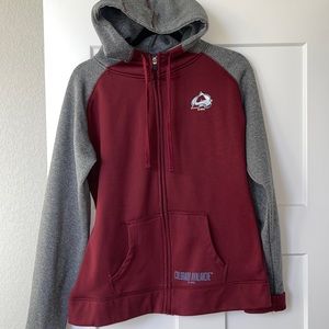 COLORADO AVALANCHE zip-up hoodie
